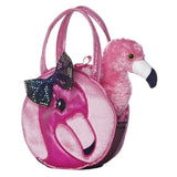 4 Pack of Fancy Pals - Fabulous Flamingo Pet Carrier 7in